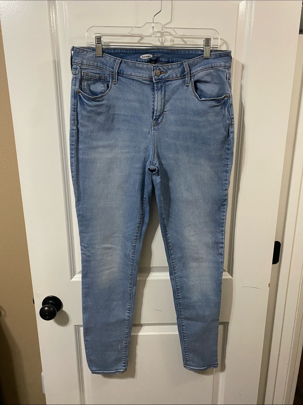 Old Navy Faded Light Blue Skinny Jeans